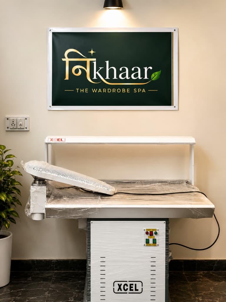 Nikhaar Faridabad Workshop - Industrial XCEL Steam Finishing Workstation